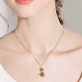 Necklace: Crystal Fox