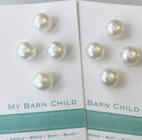 Button Pin Set: Pearls