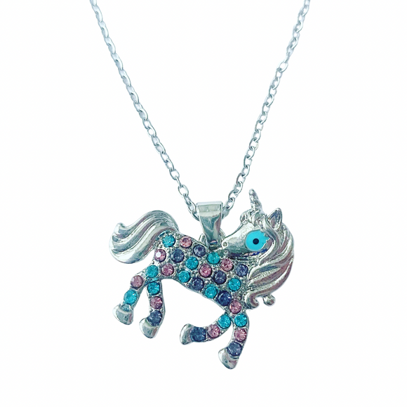 Necklace: Crystal Unicorn 🦄 NEW