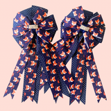 * Show Bows: Foxes - Navy