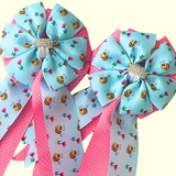 * Show Bows: Itty Bitty Bees Pink • NEW