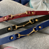 * Bracelet: Snaffle ~ Snap ~ Pinot/Gold