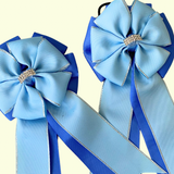 Show Bows: Light Blue on Cornflower