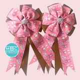 Show Bows: Bunnies on Bronze