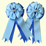 Show Bows: Light Blue on Cornflower