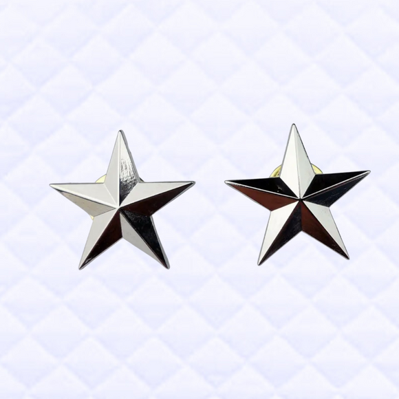 * Pin Set: Stars - Silver • NEW