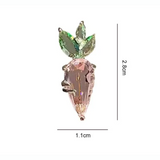 * Brooch: Crystal Carrot