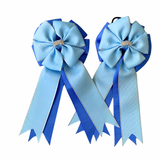 Show Bows: Light Blue on Cornflower