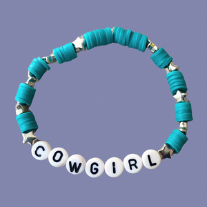 Arenas Tour Bracelet: Cowgirl Teal/Silver * NEW