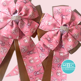 Show Bows: Bunnies on Bronze