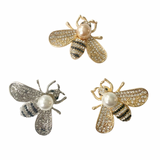 Pin: Brooch - Bee w/Pearl