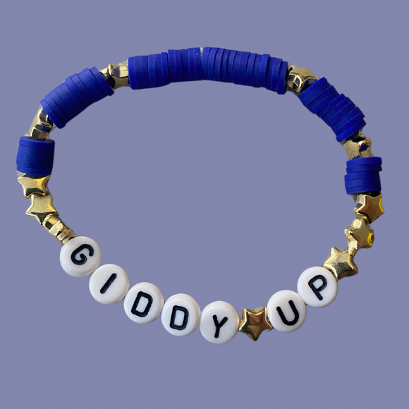 Arenas Tour Bracelet: Giddy Up Indigo/Gold * NEW