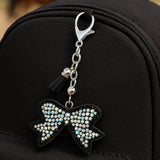 ✨ KeyChain / Bag Charm: Bow ~ Sparkle ~ Aurora/Black