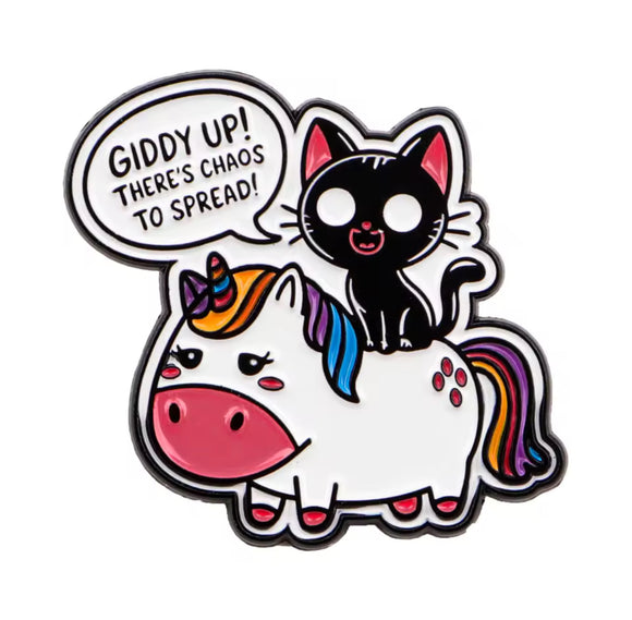 Pin: Giddy Up There’s Chaos To Spread • NEW