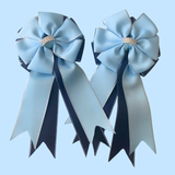 * Show Bows: Light Blue & Navy 🙌