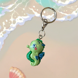 Bridle Charm: Seahorse - Green