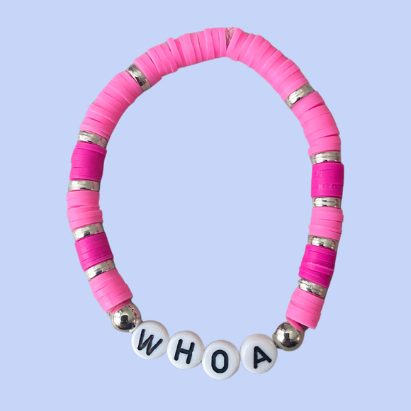 * Arenas Tour Bracelet: Whoa Bright Pink * NEW