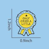 💐 Pin: Only Cried A Little Blue/Yellow • NEW