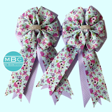 * Show Bows: Butterflies Tiffany/Lavender • NEW