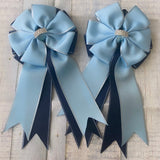 * Show Bows: Light Blue & Navy 🙌