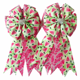 Show Bows: Watermelon Green