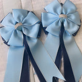 * Show Bows: Light Blue & Navy 🙌