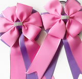 💝 Show Bows: Barbie Pink on Amethyst
