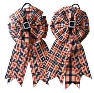 * Show Bows: Double Preppy Plaid