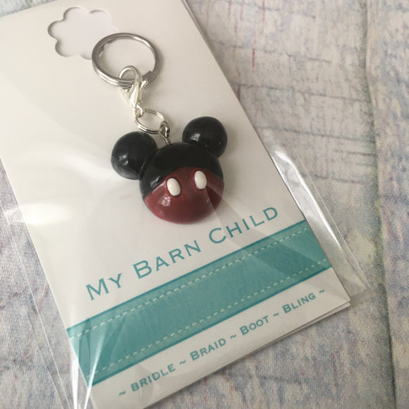 Bridle Charm: Mickey Enamel