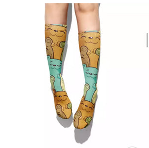 Socks: Bears Brown/Teal