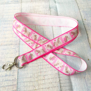 Lanyard: Pony Champion Pink/Brown