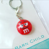 Bridle Charm: M&M - Choose your color *NEW