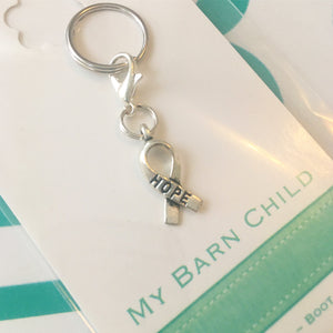 Bridle Charm: Inspirational ~ Hope Ribbon