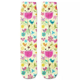 💝 Socks: Spring Flowers
