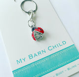 Bridle Charm: Ladybug  Crystal🐞💎