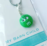 Bridle Charm: M&M - Choose your color *NEW