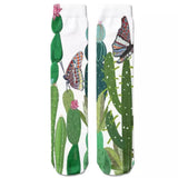 Socks: Butterfly Cactus Garden