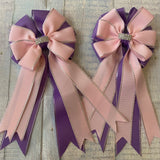 💙 Show Bows: Pink/Lavender *NEW