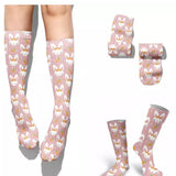 🎁 $5 SOCK SALE: Bunnies & Bows Pink