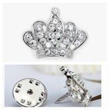 Pin: Crown - Silver or Gold