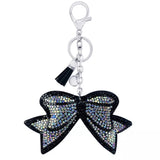 ✨ KeyChain / Bag Charm: Bow ~ Sparkle ~ Aurora/Black