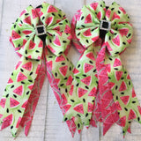 Show Bows: Watermelon Green