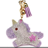 ✨KeyChain / Bag Charm: Sparkle Unicorn - Chonky - Lavender