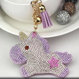 ✨KeyChain / Bag Charm: Sparkle Unicorn - Chonky - Lavender